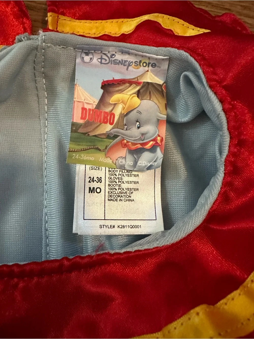 Disney Store Dumbo Plush Costume